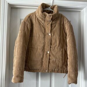 7 For All Mankind puffer corduroy jacket